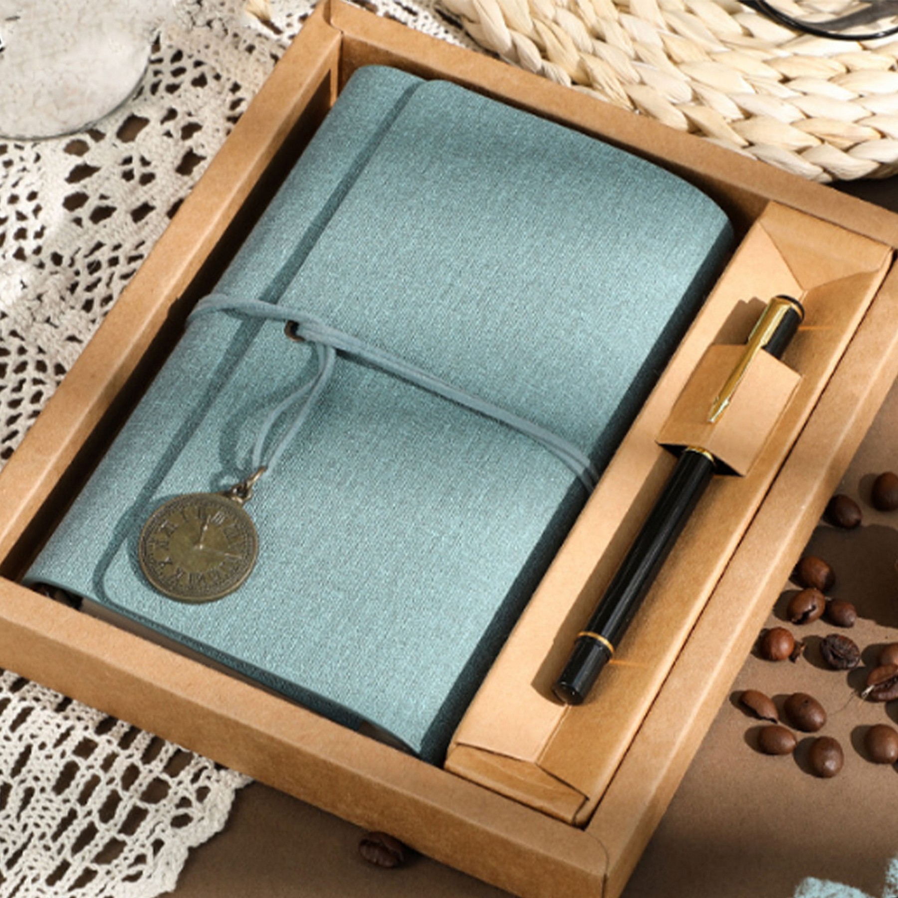 Legend Journal/Clicker Pen Gift Set, custom award with logo imprint 4
