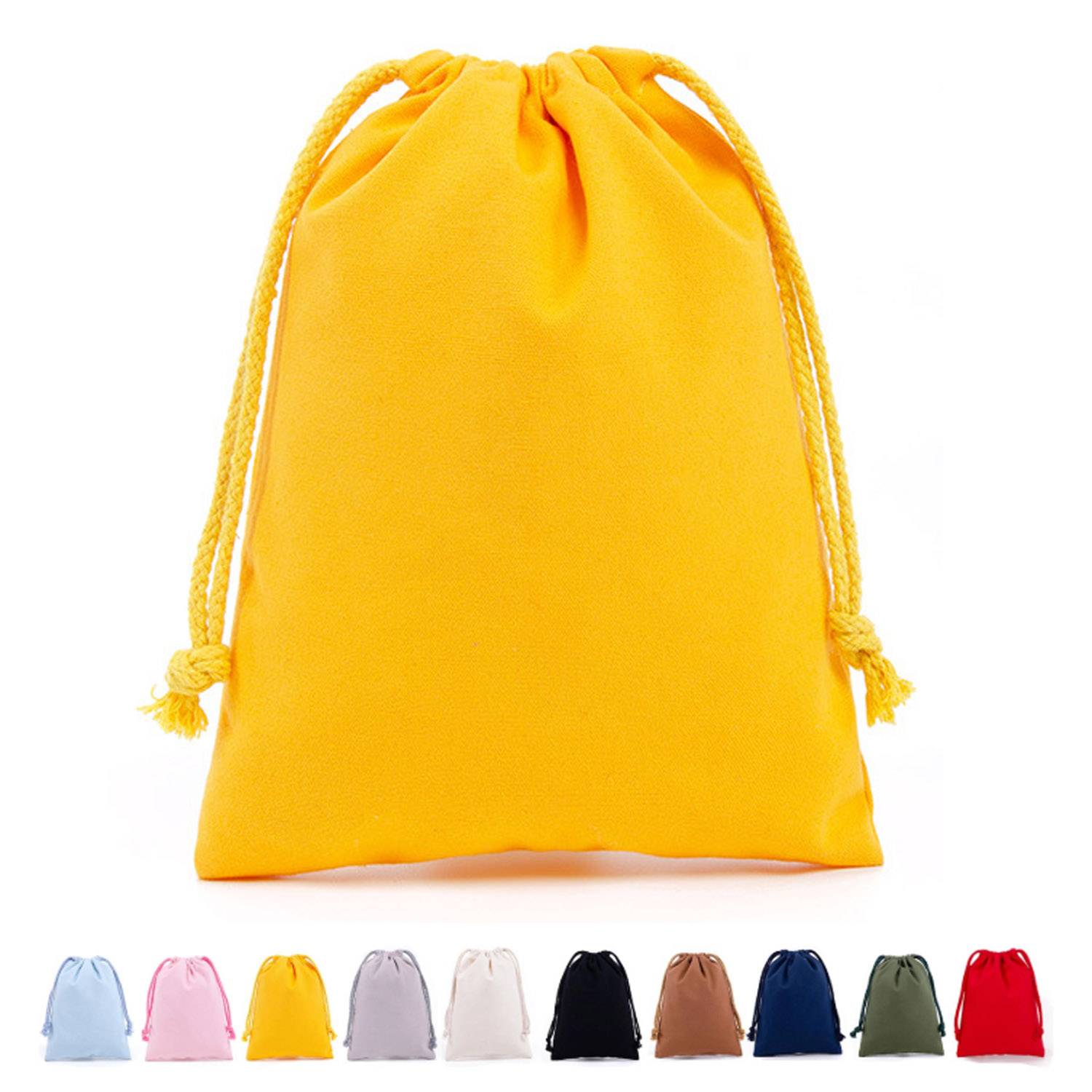 Portable Cotton Drawstring Bag 4