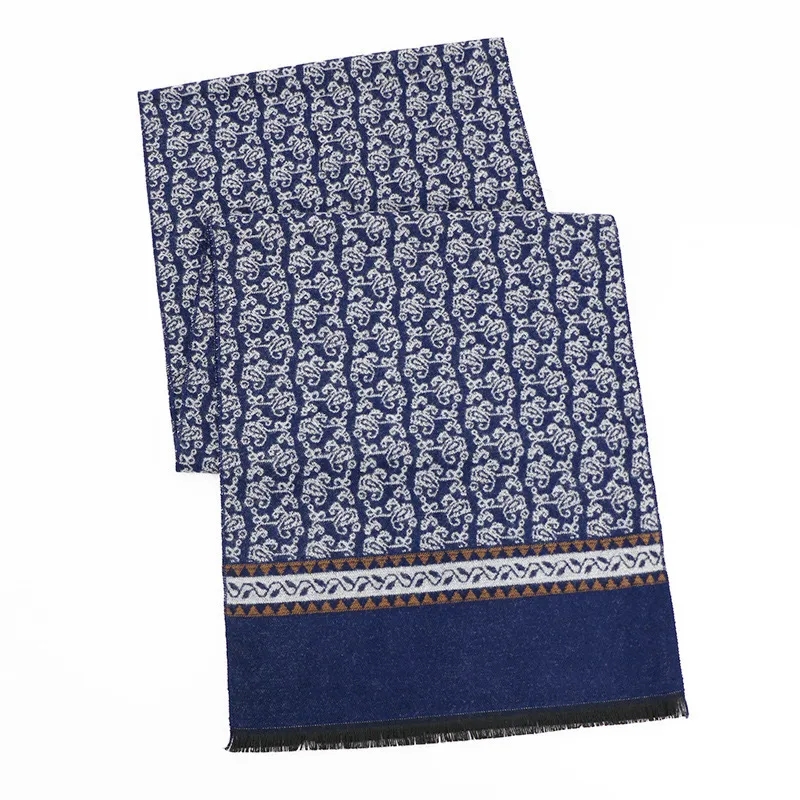 Cashew Flower Cashmere-Like Cotton Viscose Scarf 5