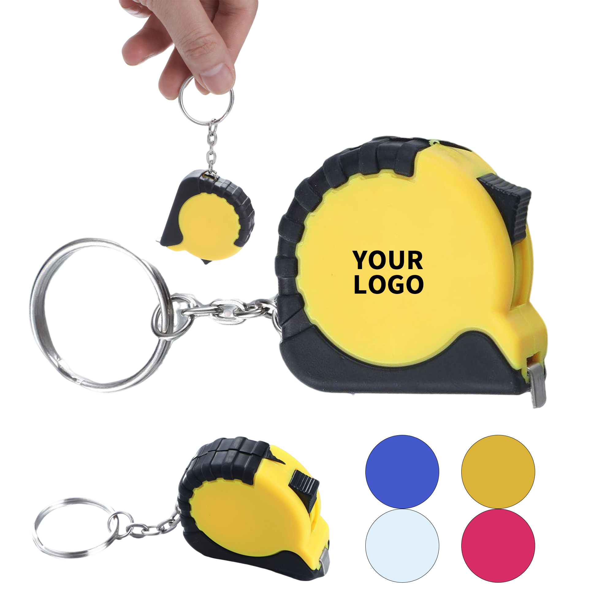 Retractable Tape Measure Keychain Dual Scale 4