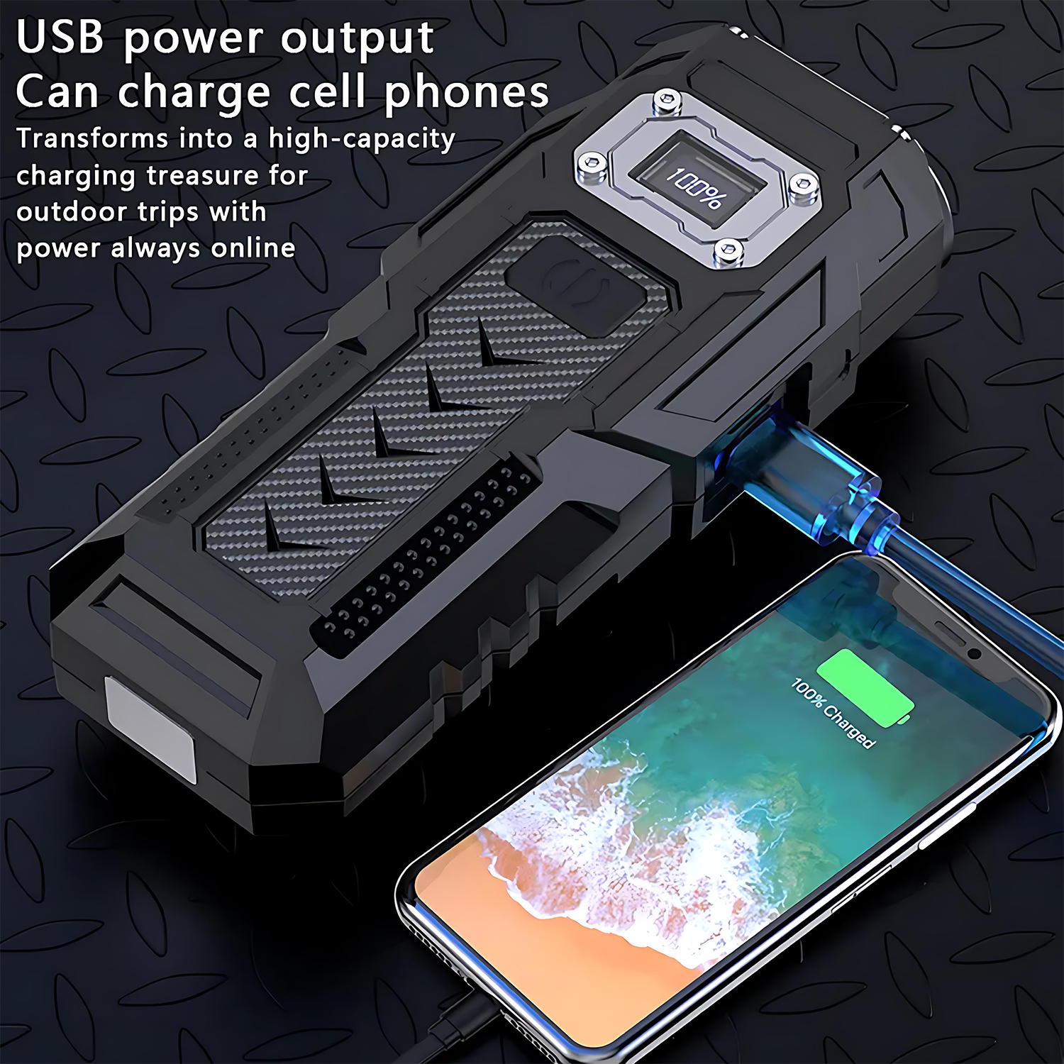 Waterproof Rechargeable Working Flashlight 6
