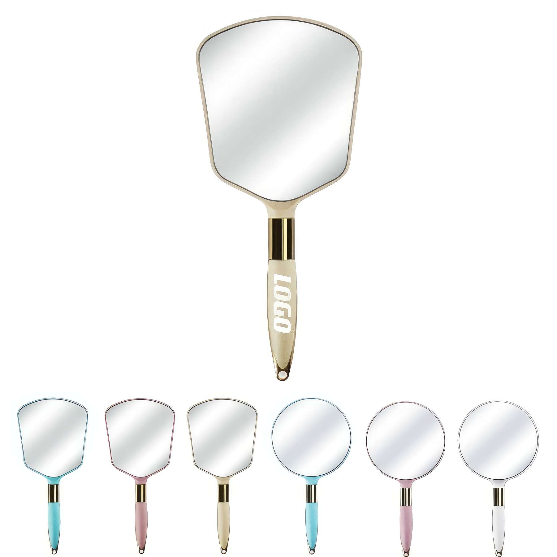 Custom Hand-Held Makeup Mirror Portable For Use 2