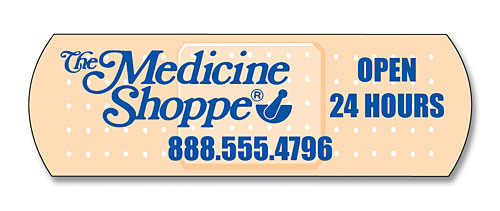 Magnet - Adhesive Bandage Shape (3.5x1.125) - 20 mil. 2