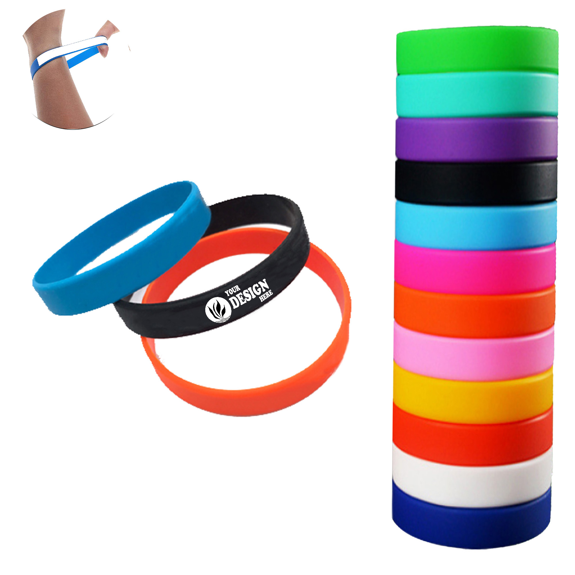 Printed Silicone Wristband 3