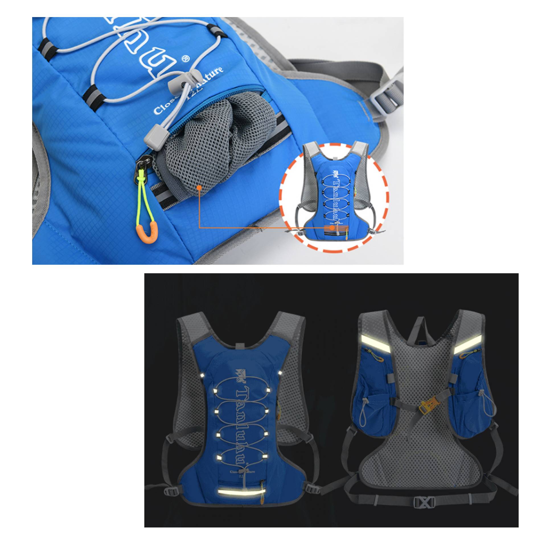 Waterproof Hydration Trekking Vest Backpack 3