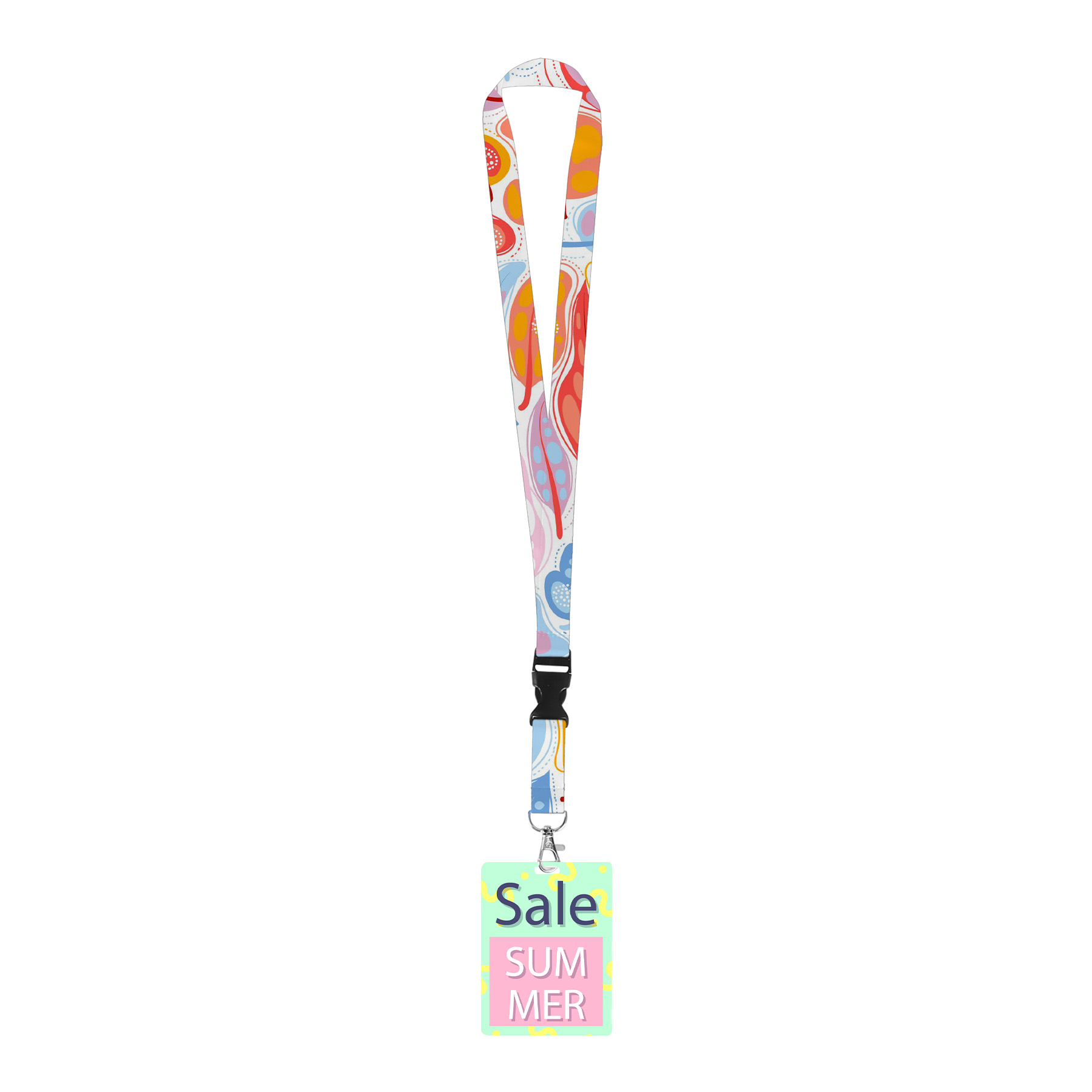 3/4" Full Color Sublimated Lanyard With PVC ID Card 4