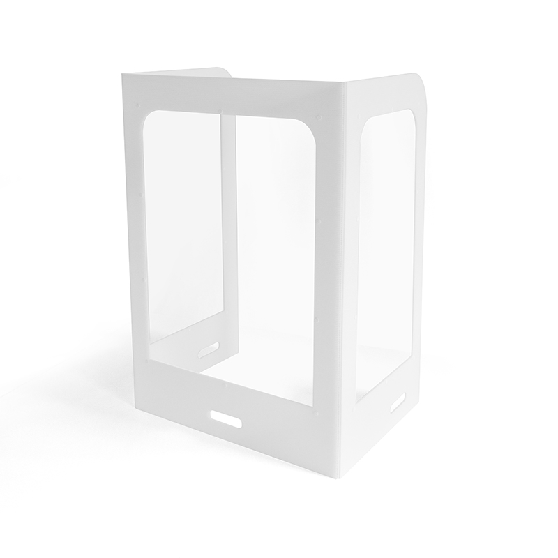 Corrugated Desk Shield. Corrugated Desk Shield 3