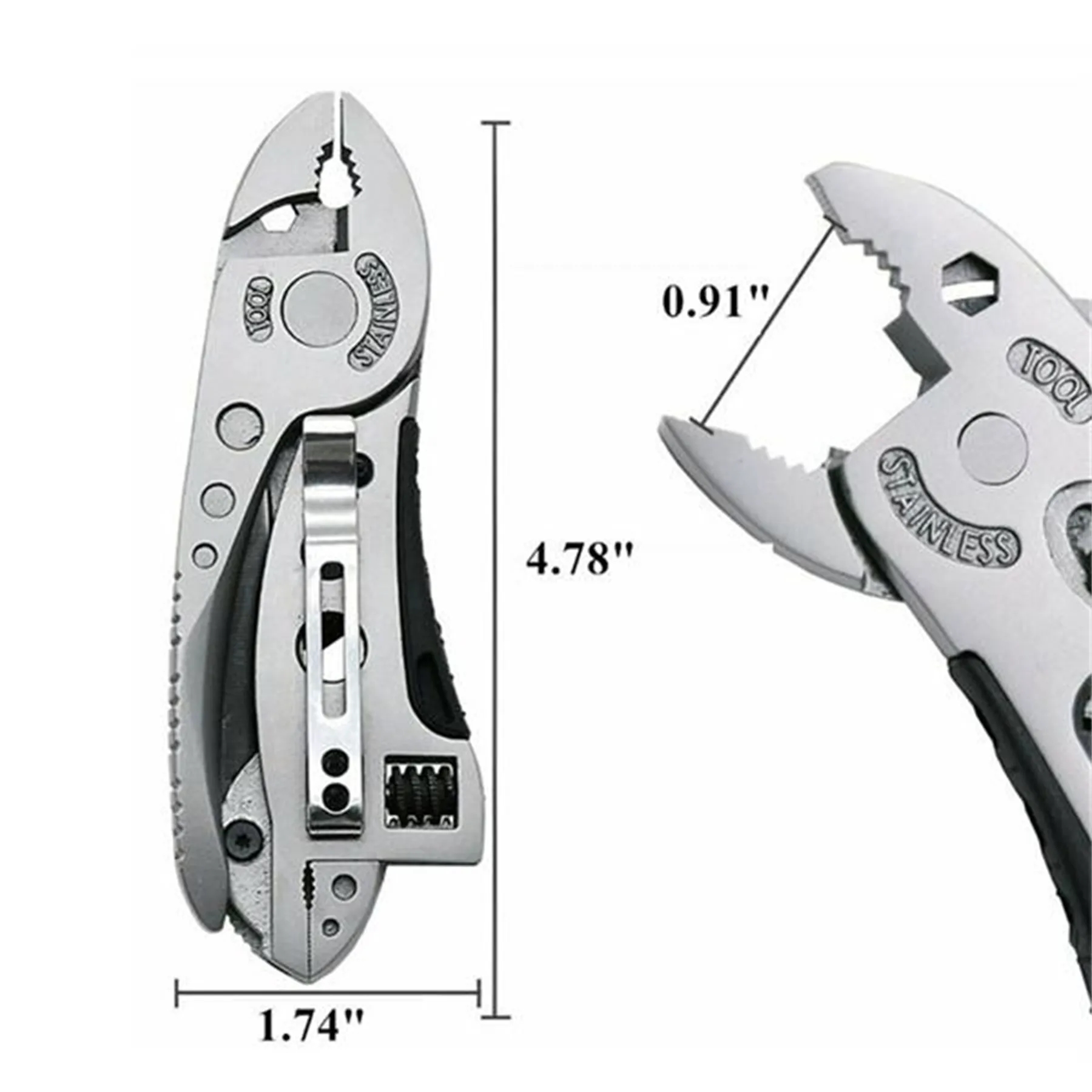 Multitool Wrench Plier 5 in1Tools with Lock 2