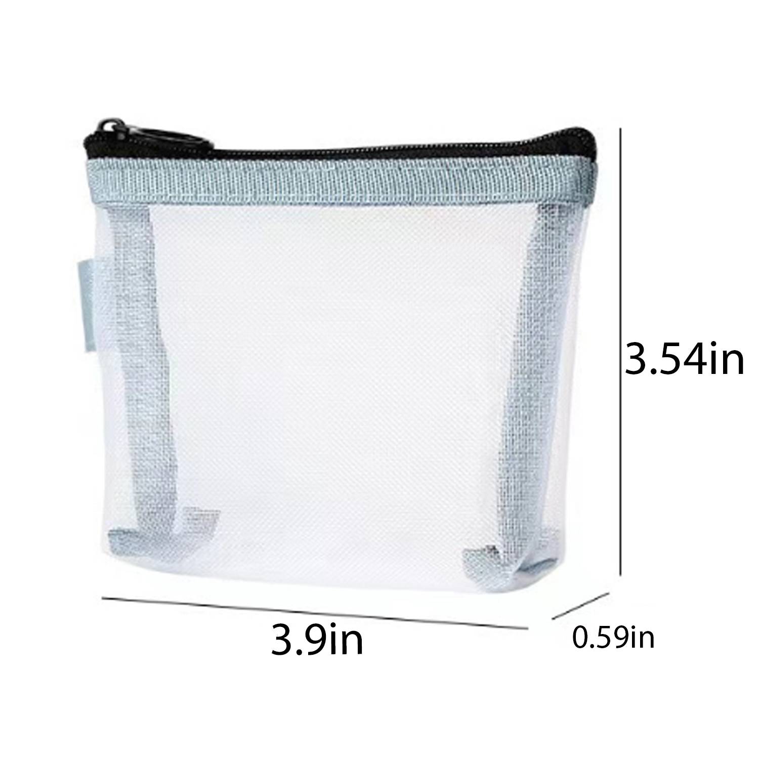 Transparent mesh storage bag 4