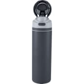 Elvin 28oz Recycled Stainless Flip Straw Bottle, custom water bottle with logo imprint 251