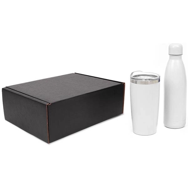 Stainless Steel 17oz. Tumbler & 22oz. Bottle Set 4