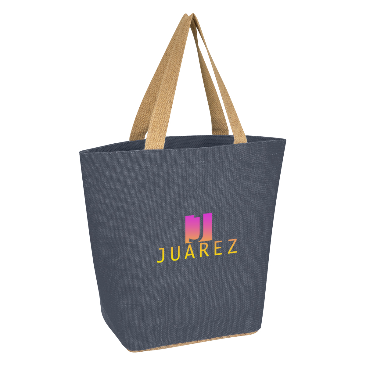 Marketplace Jute Tote Bag, custom tote bag with logo imprint 1