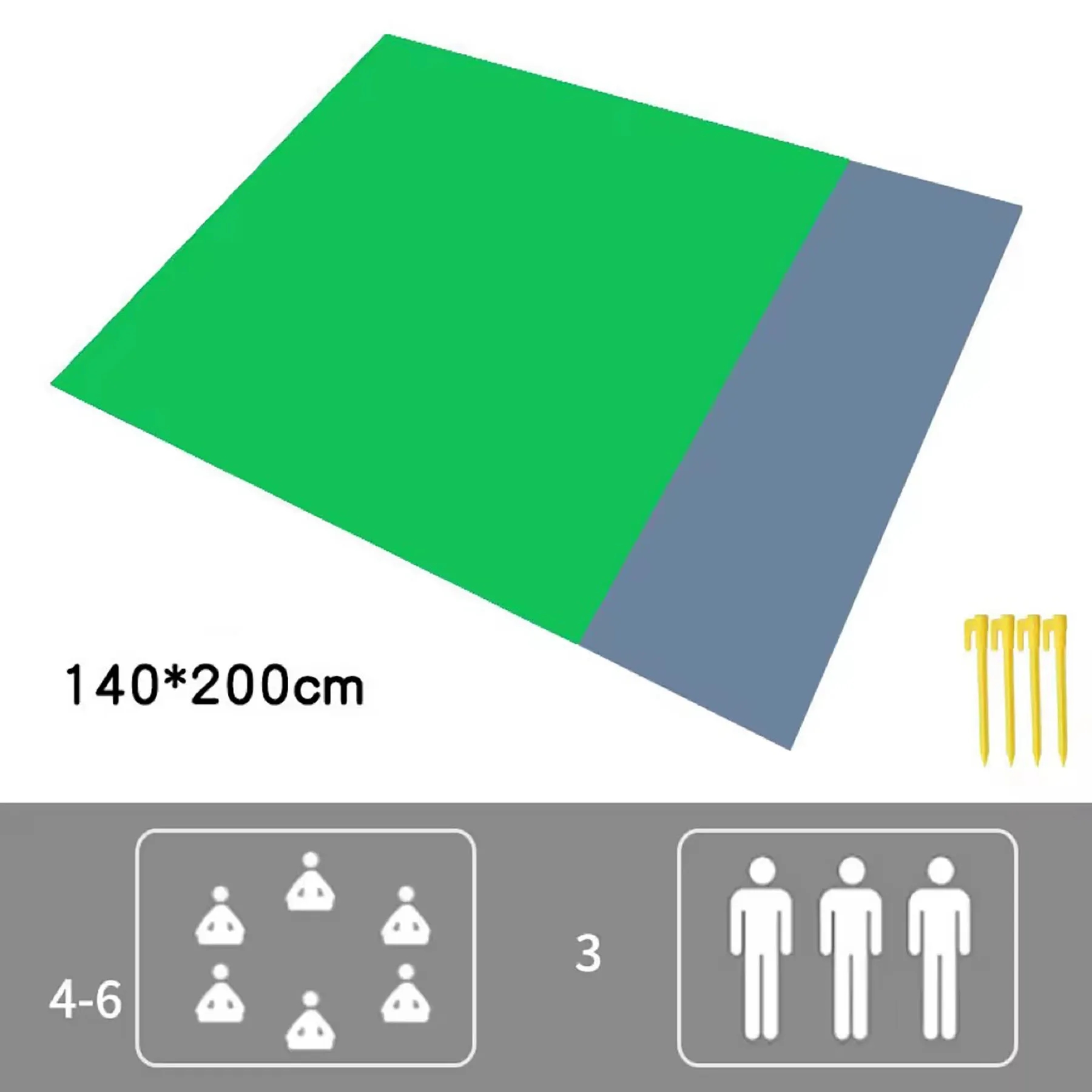 79"*83"Waterproof Camping Mat 8