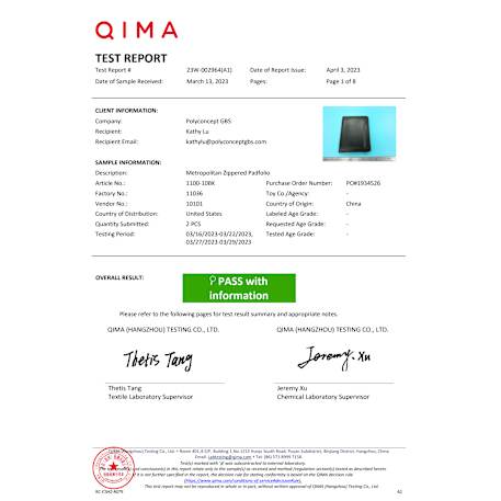 FSC® Mix Metropolitan Zippered Padfolio 9