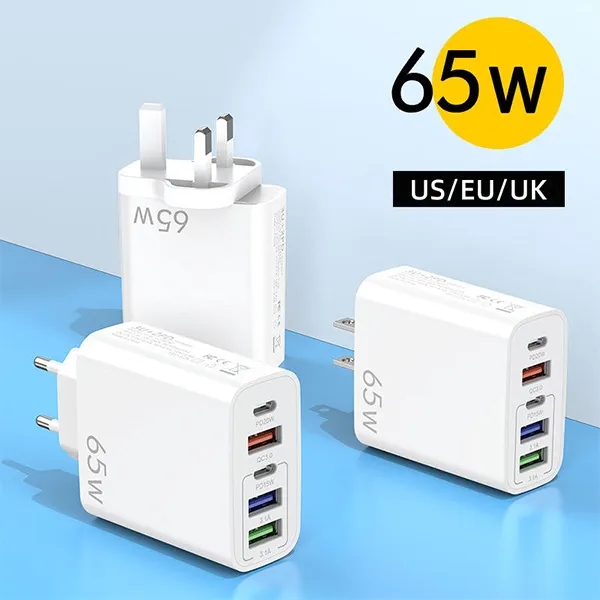 Multi-Port Fast Charger with Mobile Phone Adapter 2
