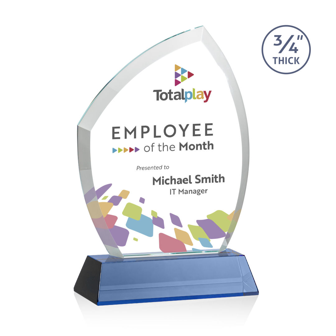 Daltry VividPrint™ Award on Newhaven Base - Blue 2