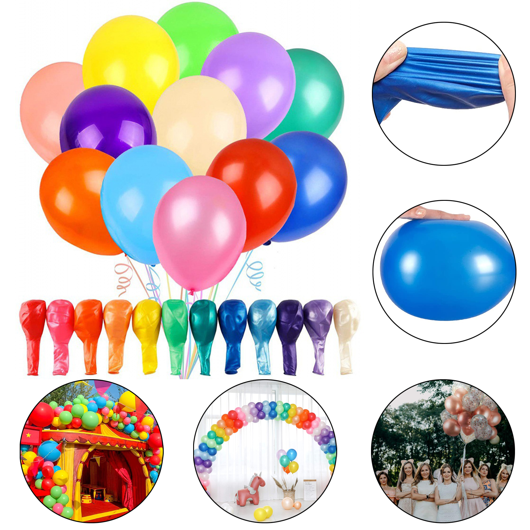 120 Balloons Assorted Color 2