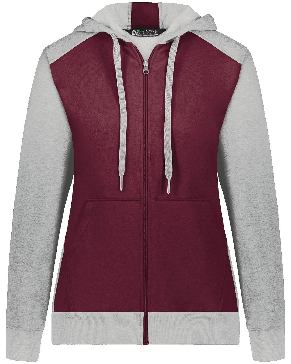 Women's Eco Revive™ Three-Season Triblend Fleece Full-Zip Hooded Sweatshirt - 6901 15