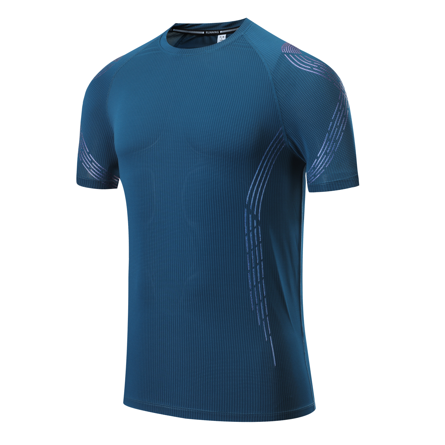 Men's Running Short Sleeve T-Shirt - Stock Style 13 3
