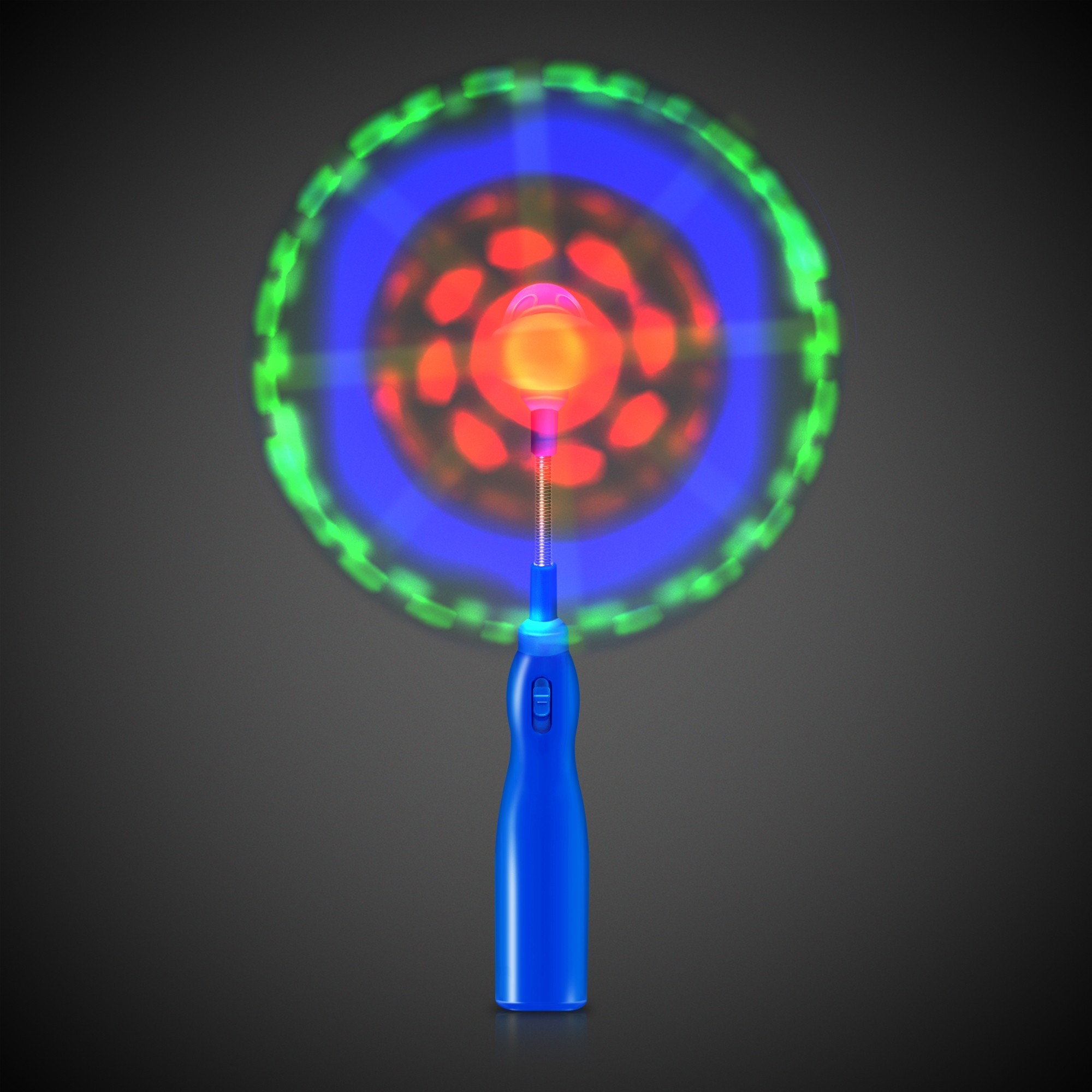 Light Up Blue Windmill Wand 3