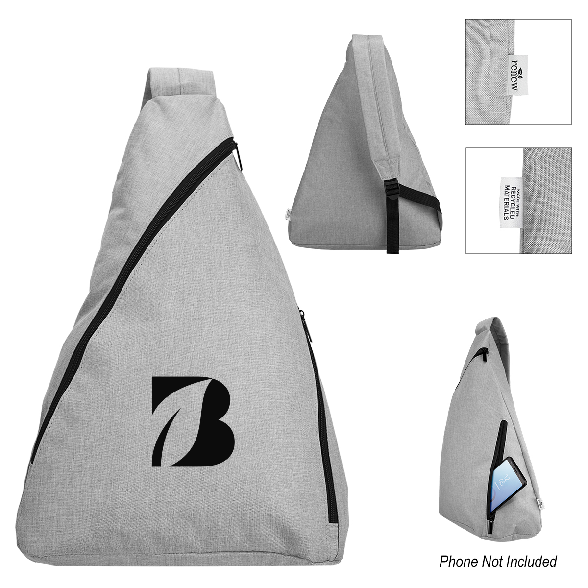 Habitat rPET Heathered Sling Bag 5