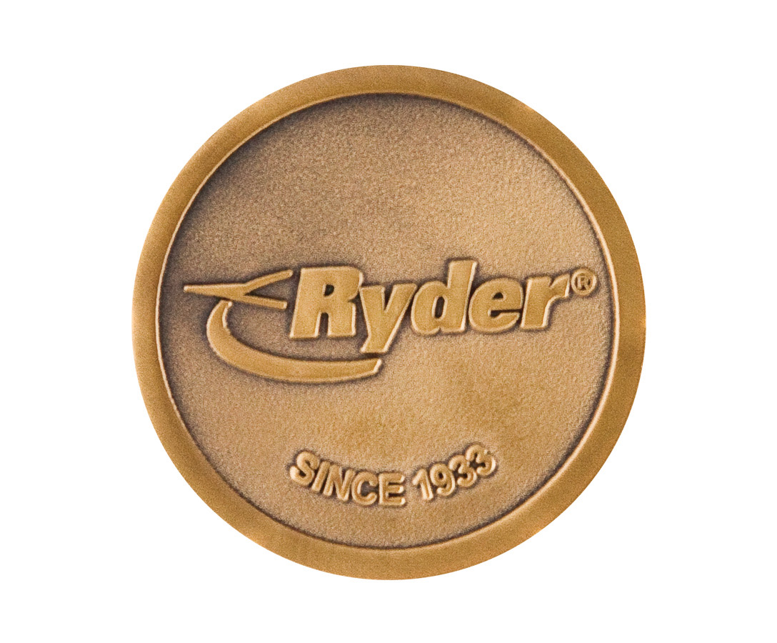 Zinc 1.75" Challenge Coin Antique Brass Plating