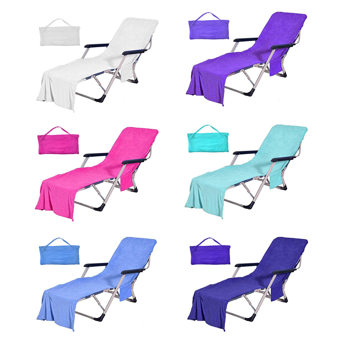 Microfiber Lounge Chair Cover Towel 2