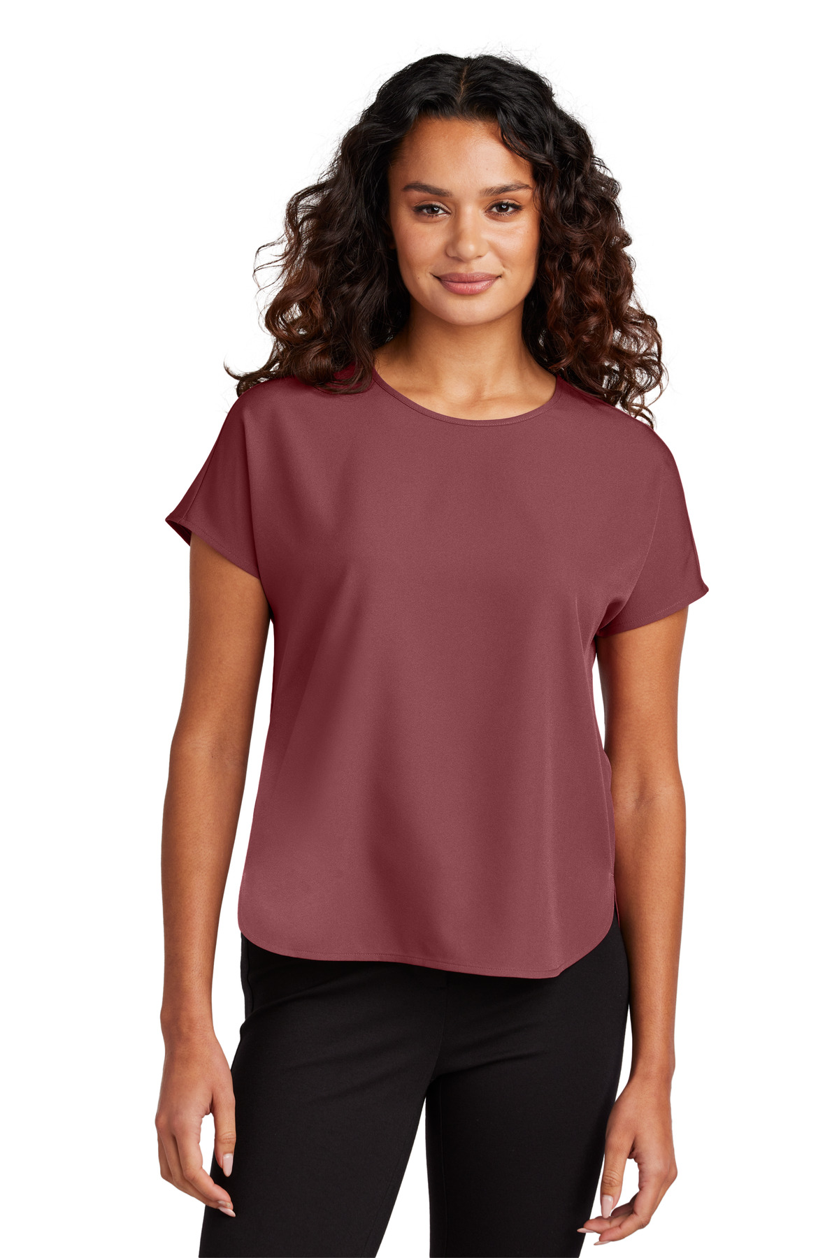 Mercer+Mettle Women's Stretch Crepe Crew MM2015 12