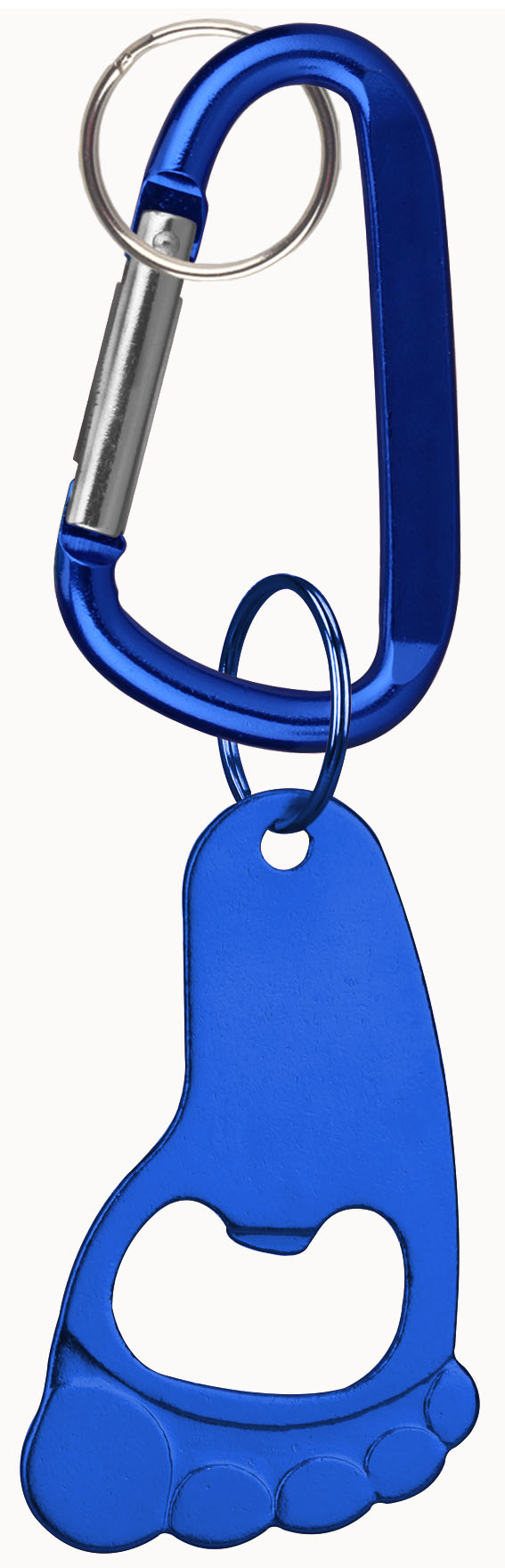 Foot Shaped Bottle Opener Key Holder and Carabiner 2