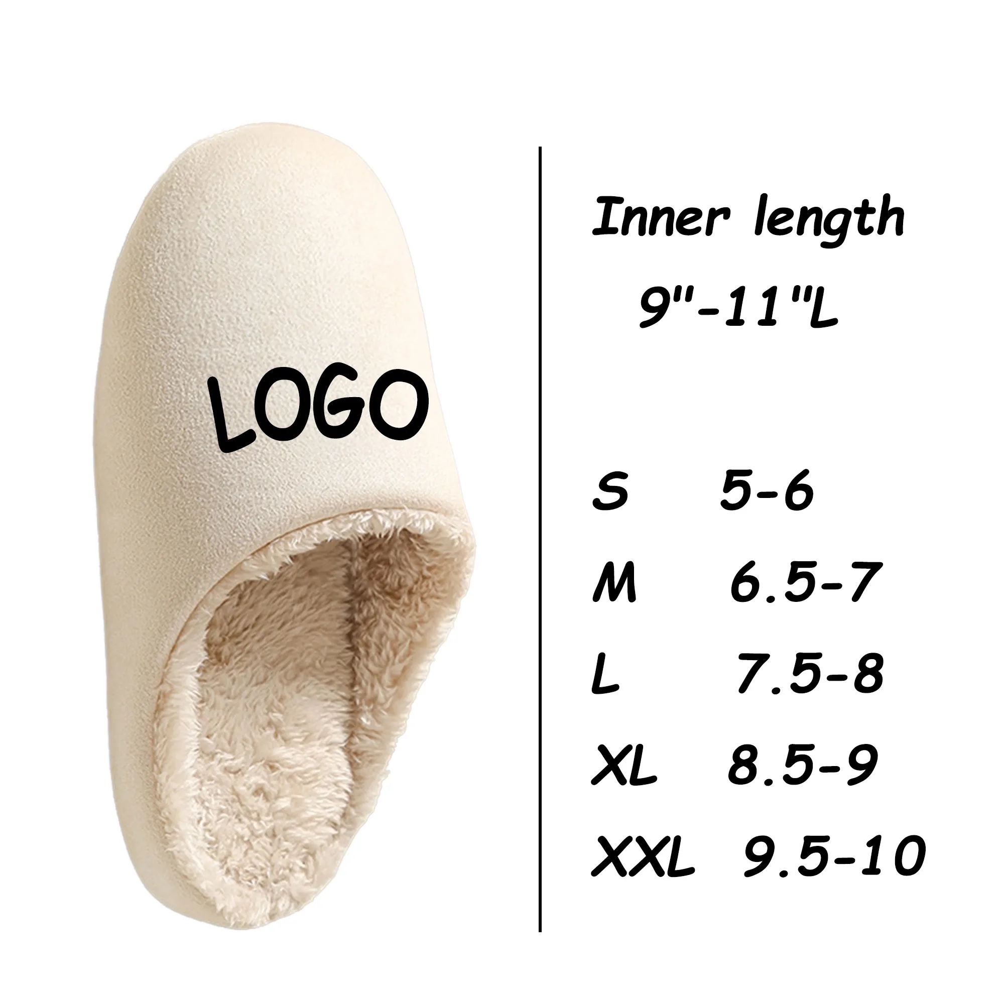MOQ 30 Quiet Soft Bottom Plush Slippers Non-Slip Home 6
