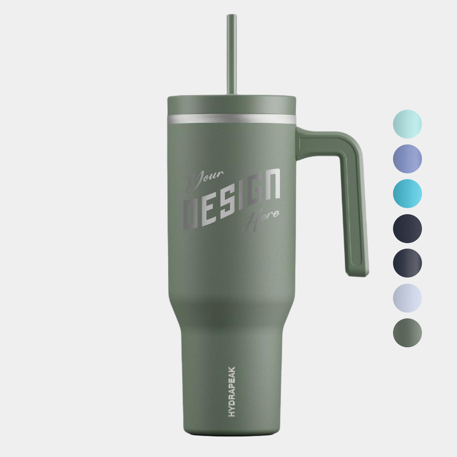 40 oz Hydrapeak® Stainless Steel Insulated Voyager Tumbler With Handle and Straw Lid 2