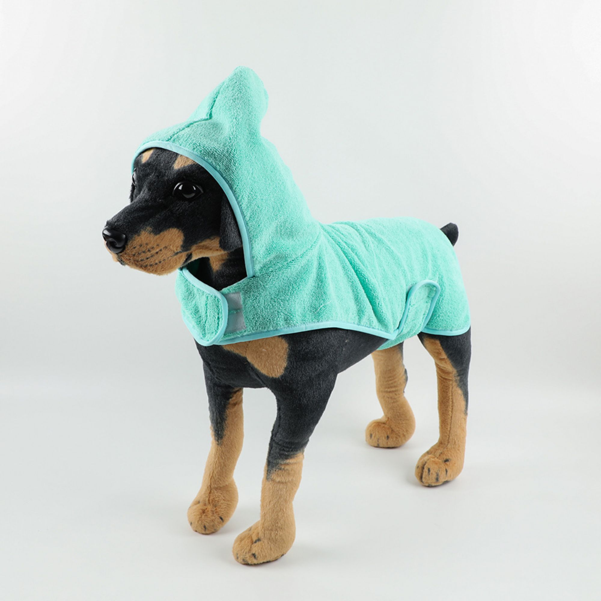 Microfiber Pets Bath Robe With Adjustable Closure 3