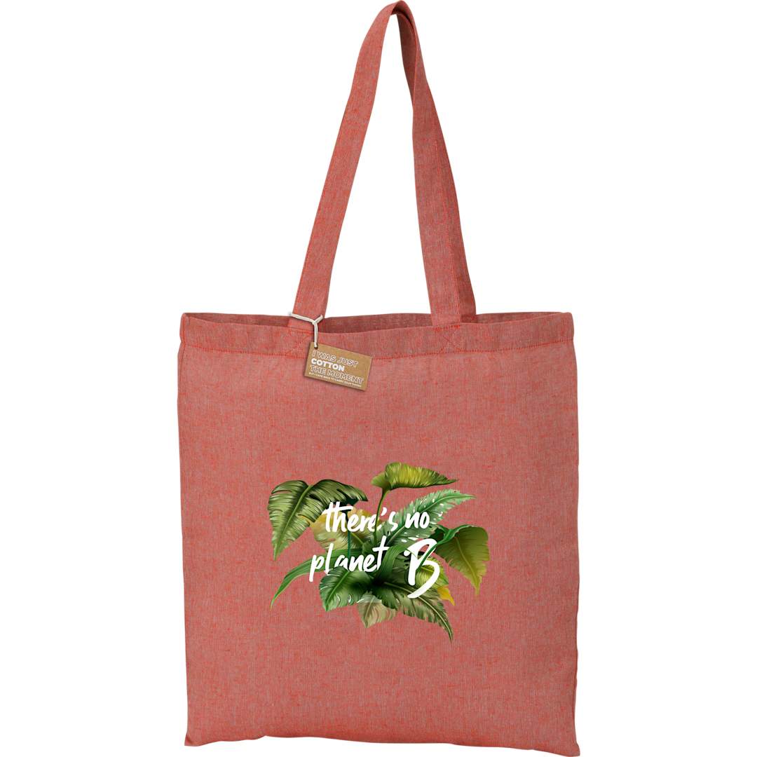 Recycled 5oz Cotton Twill Tote, custom tote bag with logo imprint 89