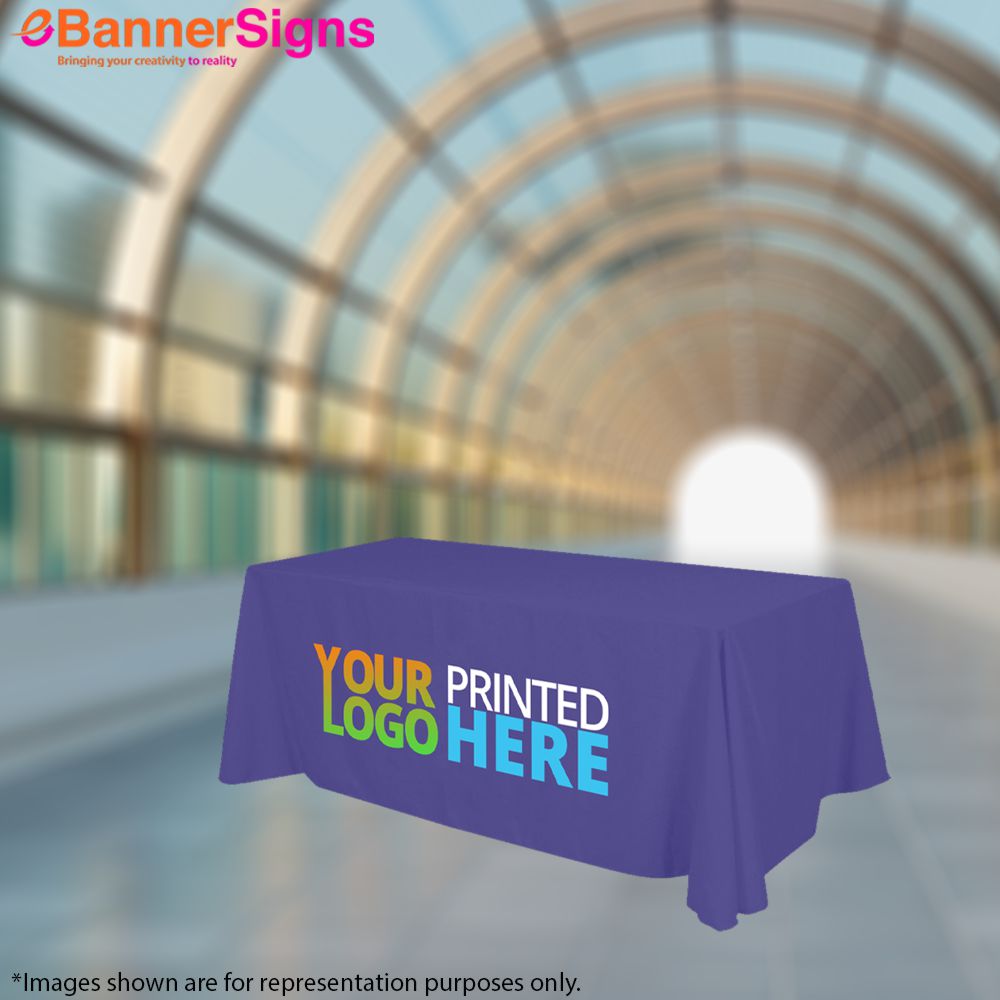 Premium Full Color Table Covers (4-Sided Closed Back) 4