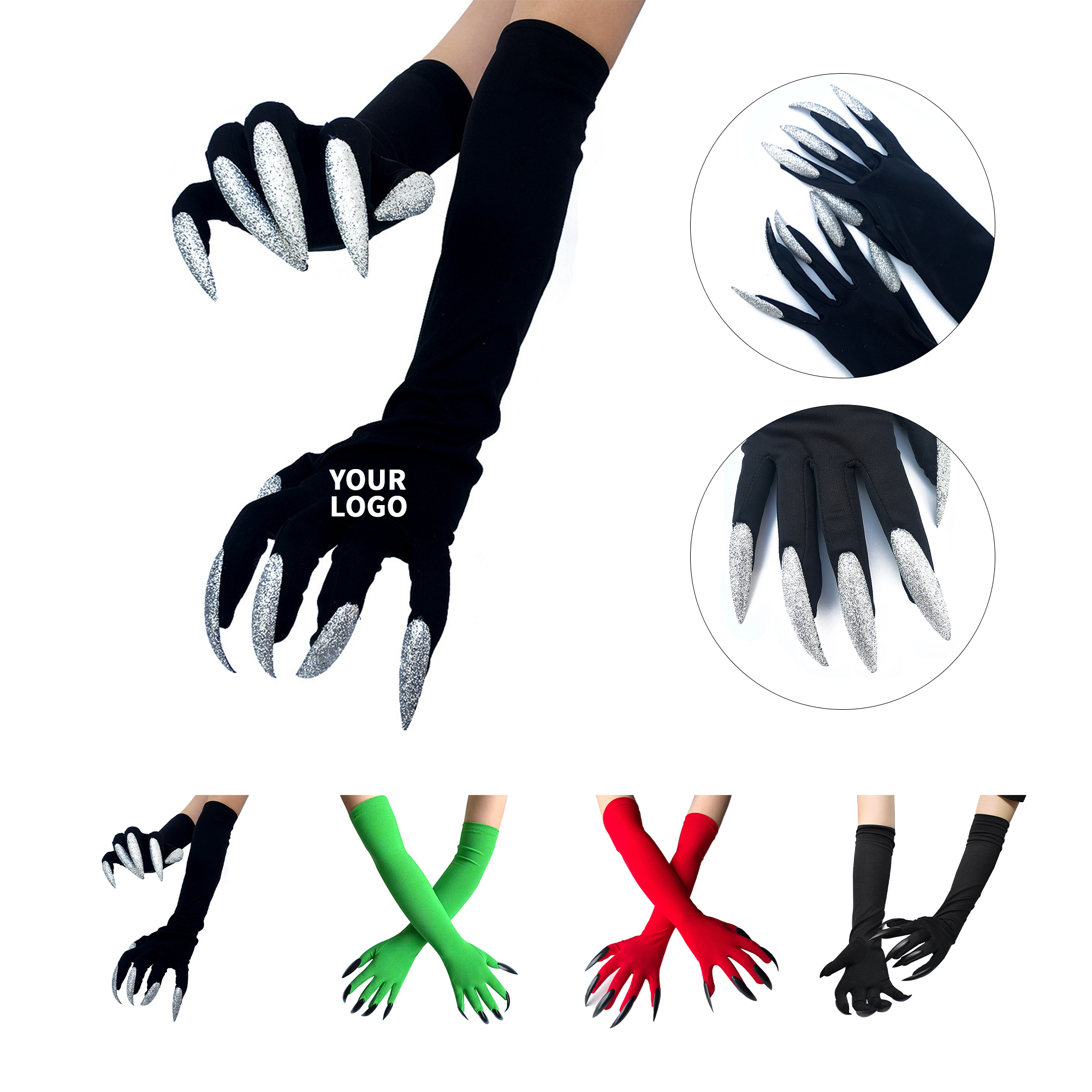 Long Nail Witch Cosplay Gloves 4