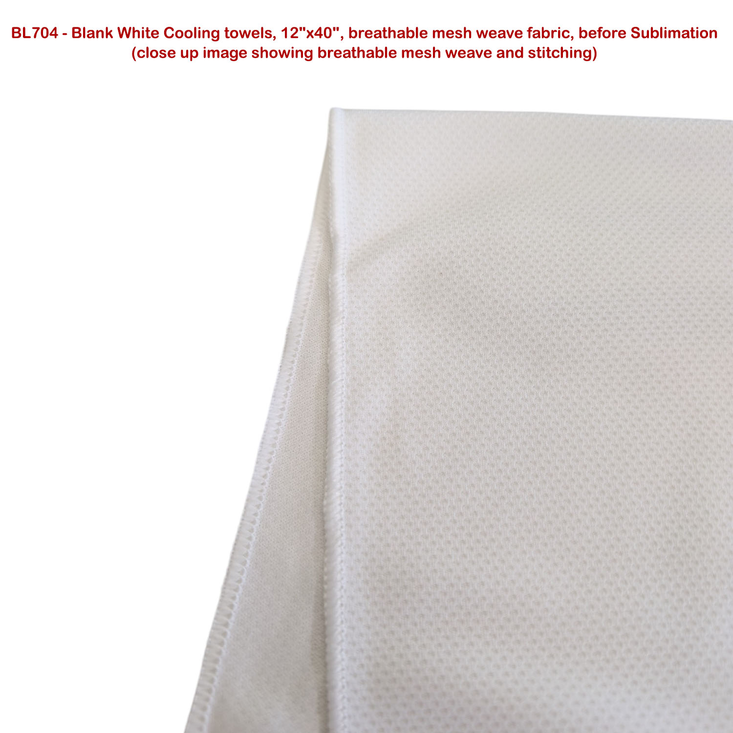 48Hr Quick Ship - Colored Cooling Towel, 12"x40", Edge to Edge sublimation 2 sides 9