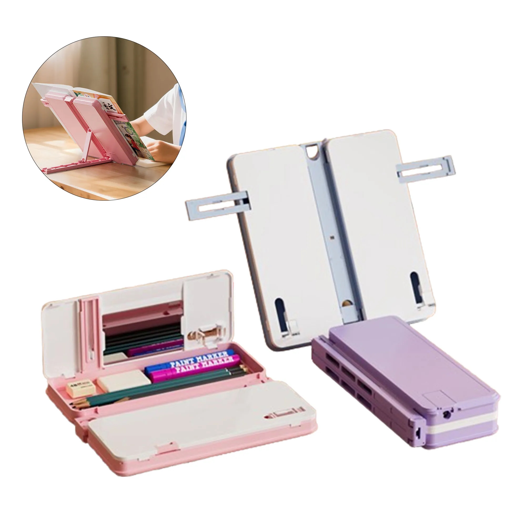 Pencil Case And Reading Rack Integrated Bracket 3