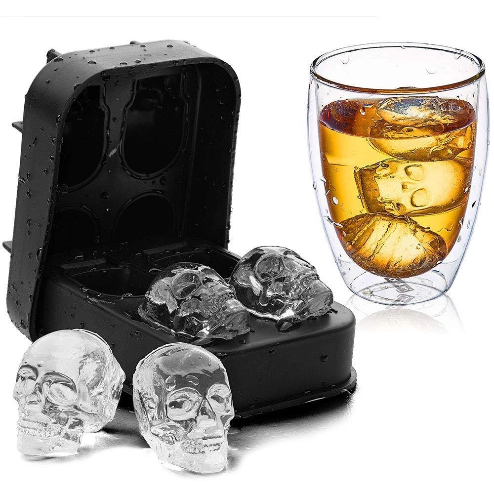 Whiscky Skull Ice Mold 1