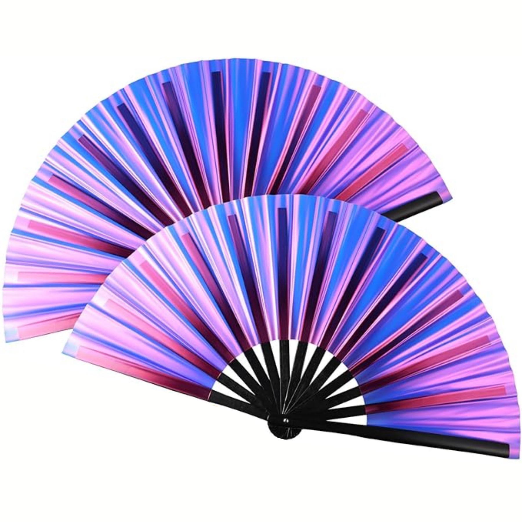 Large Folding Hand Silk Fan 2