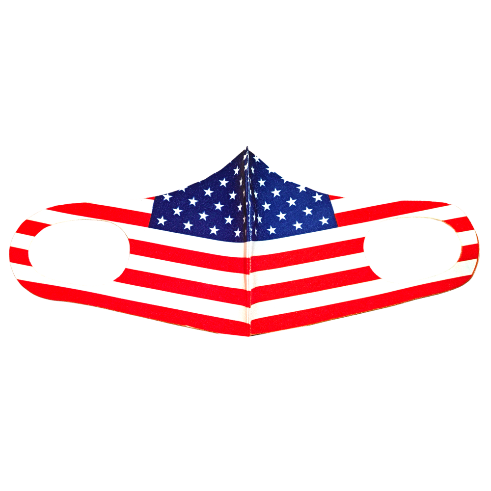 United States Flag Design Face Mask One Layer 5