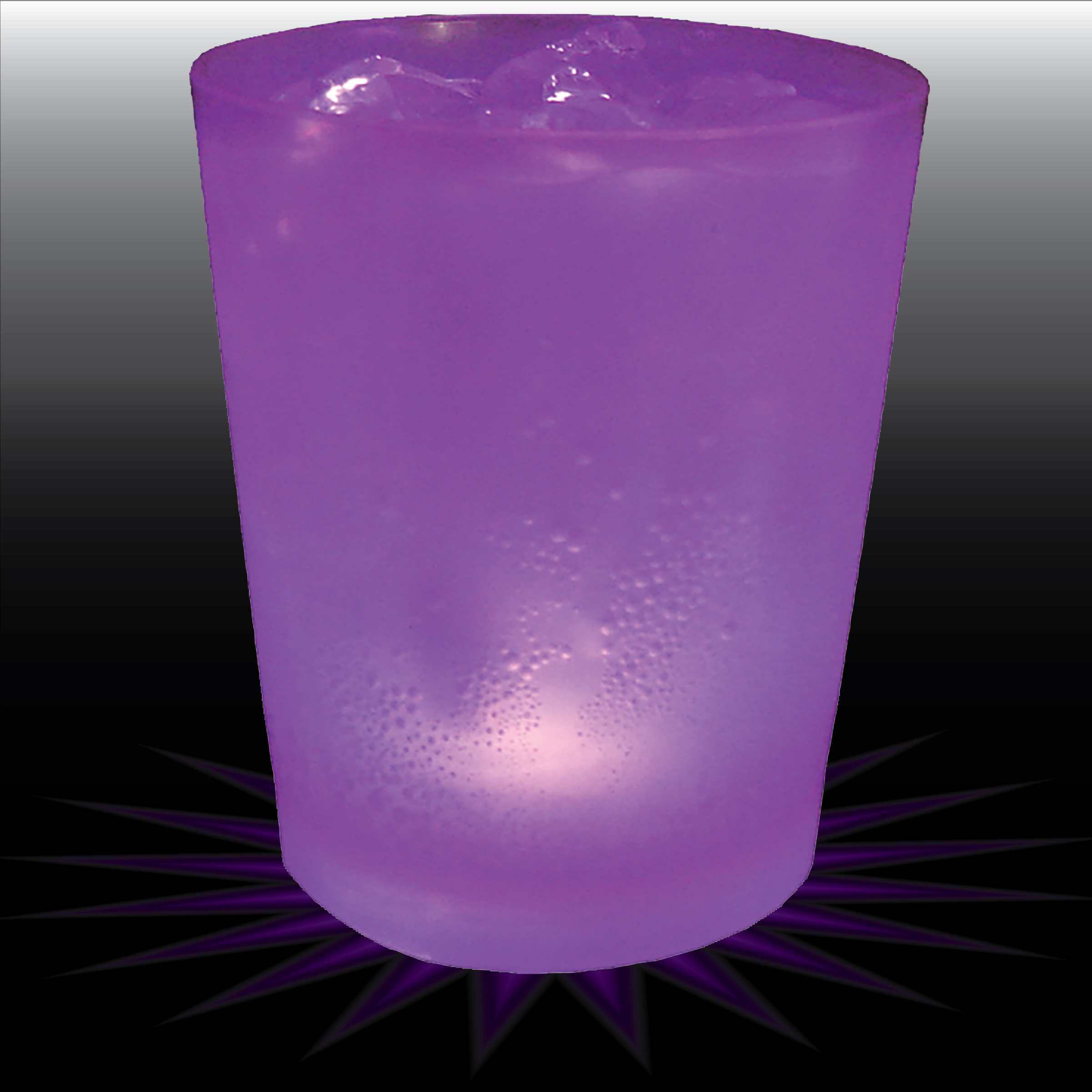 12oz Single Light Plastic Rocks Cup 21