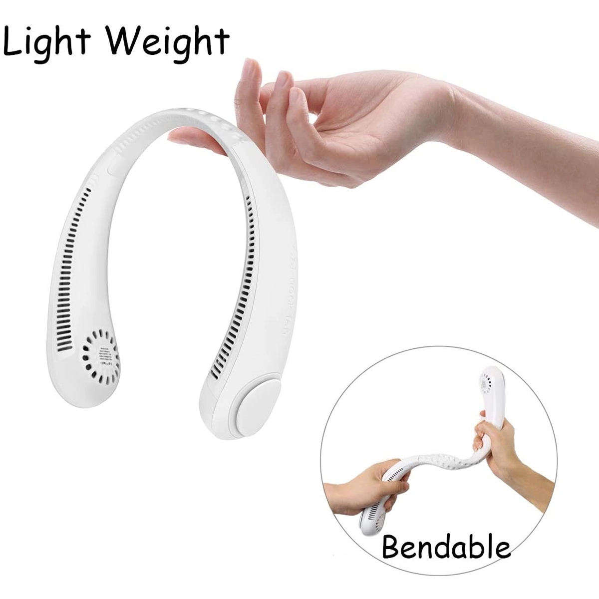 Wearable Portable Neck Bladeless 360 Cooling Fan 5