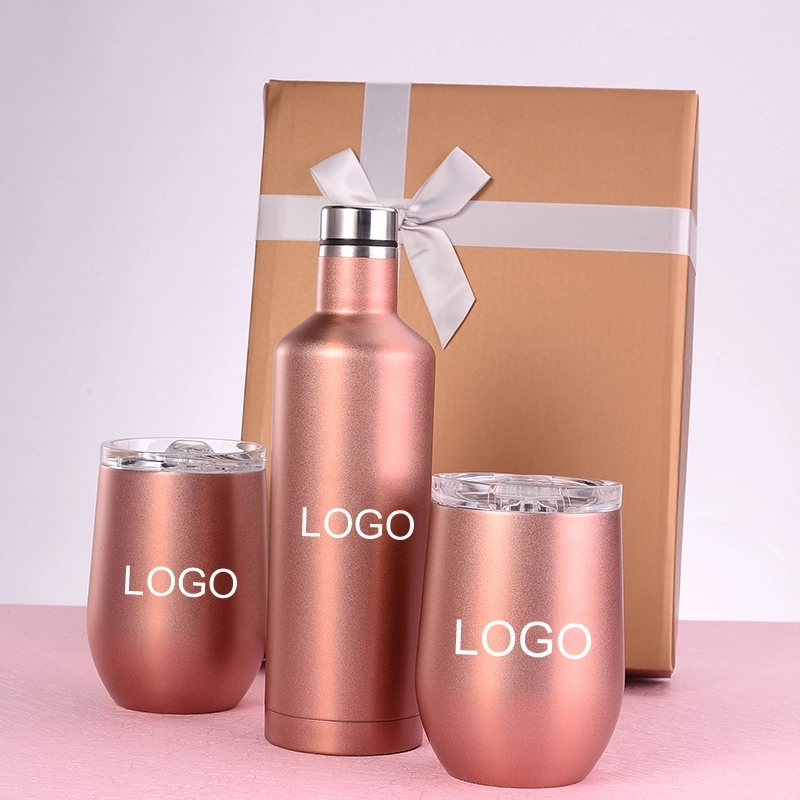 Stainless Steel Wine Bottle + Double Wall Cup Set Giveaway 2