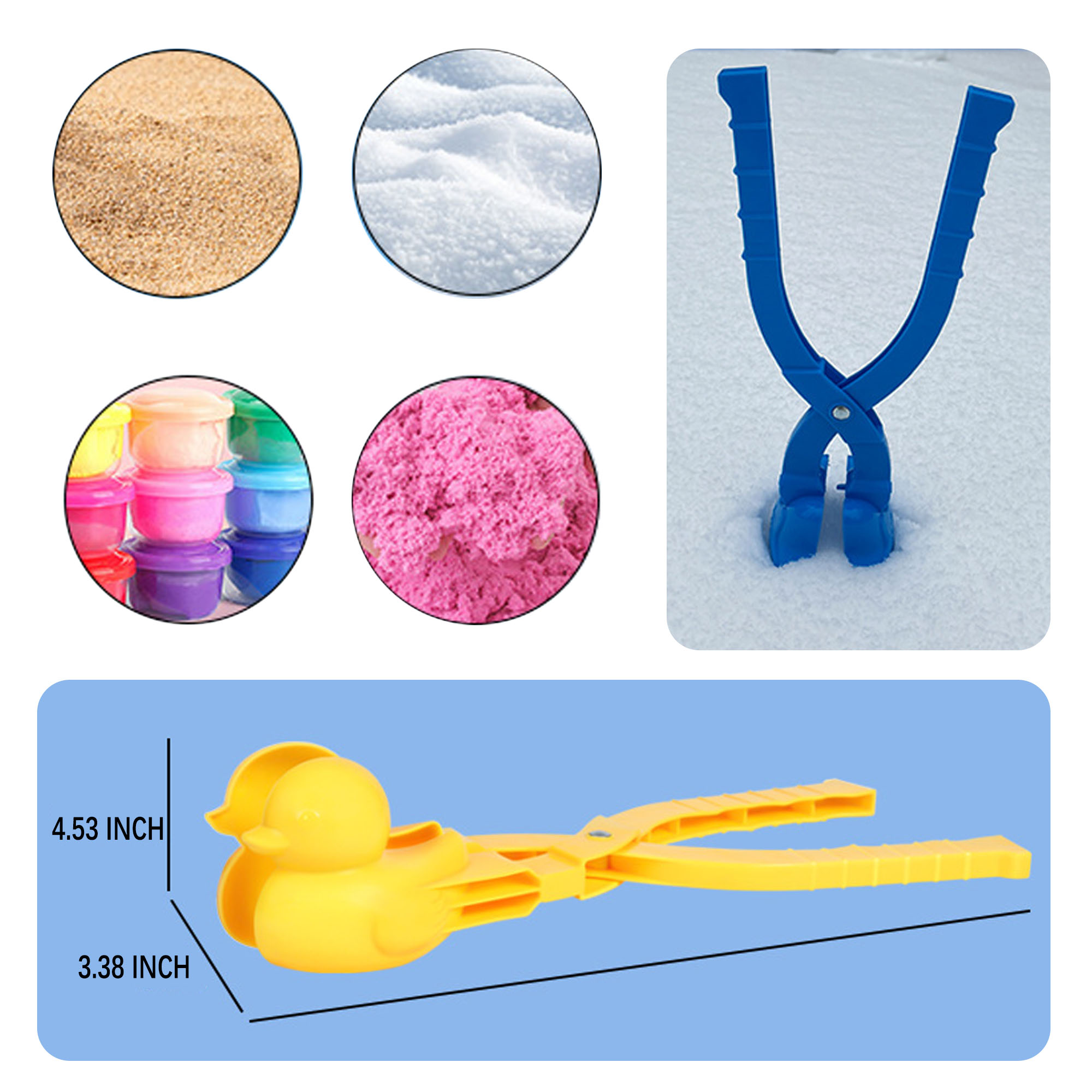 Snowball Maker Clip Outdoor Winter Toy 3
