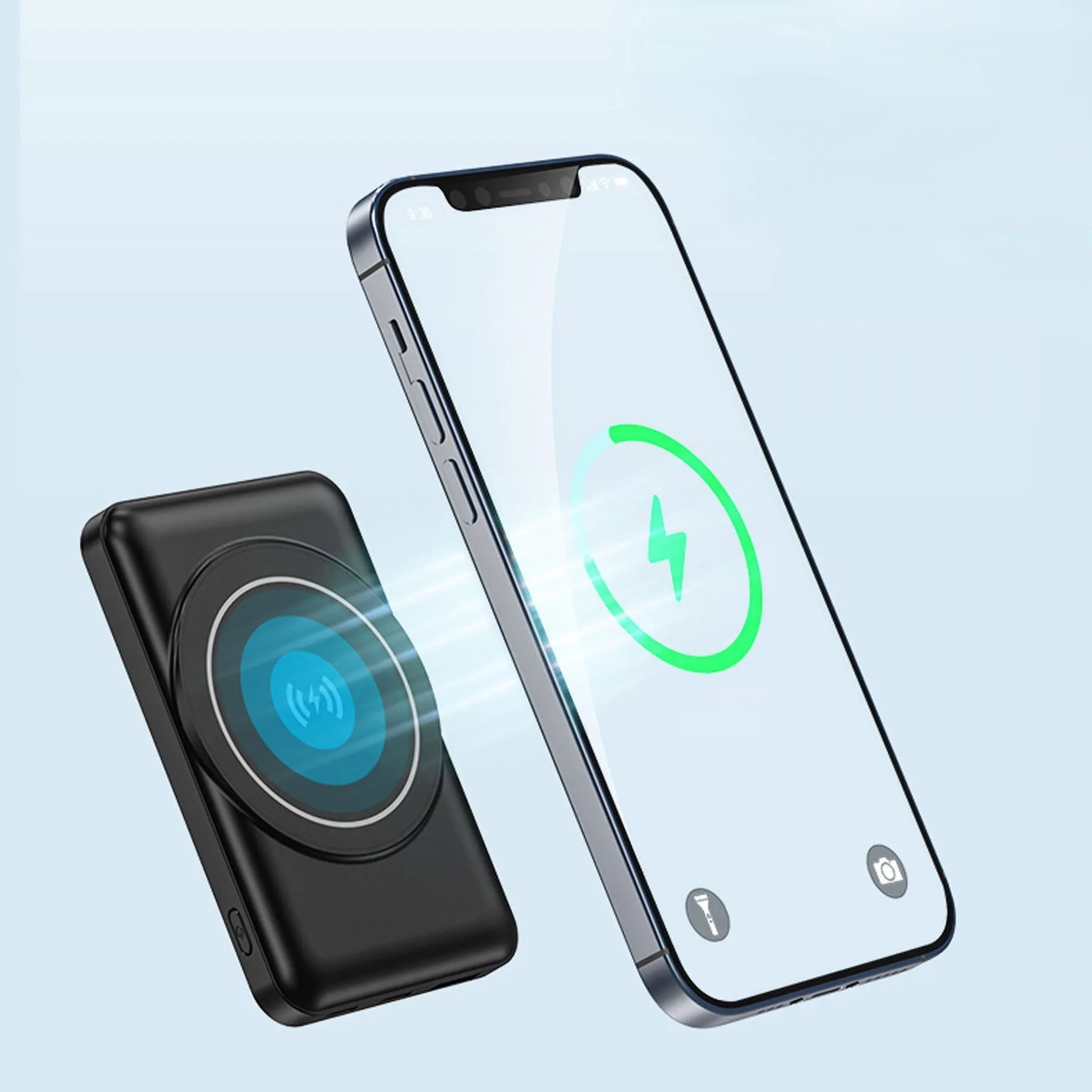 5000mAh Fast Magnetic Power Bank 15W Wireless Charger 4