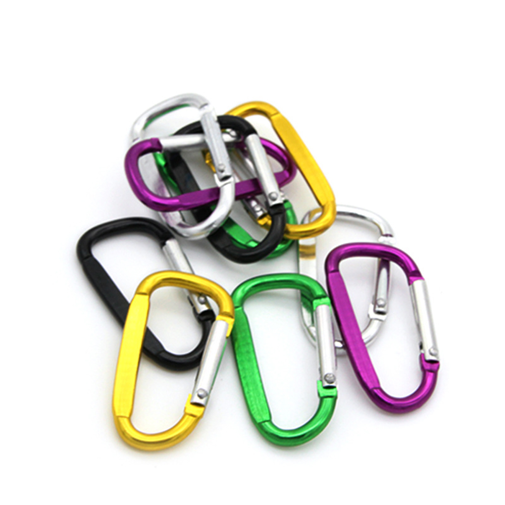 #8 D-shaped 15g carabiner backpack hook 5