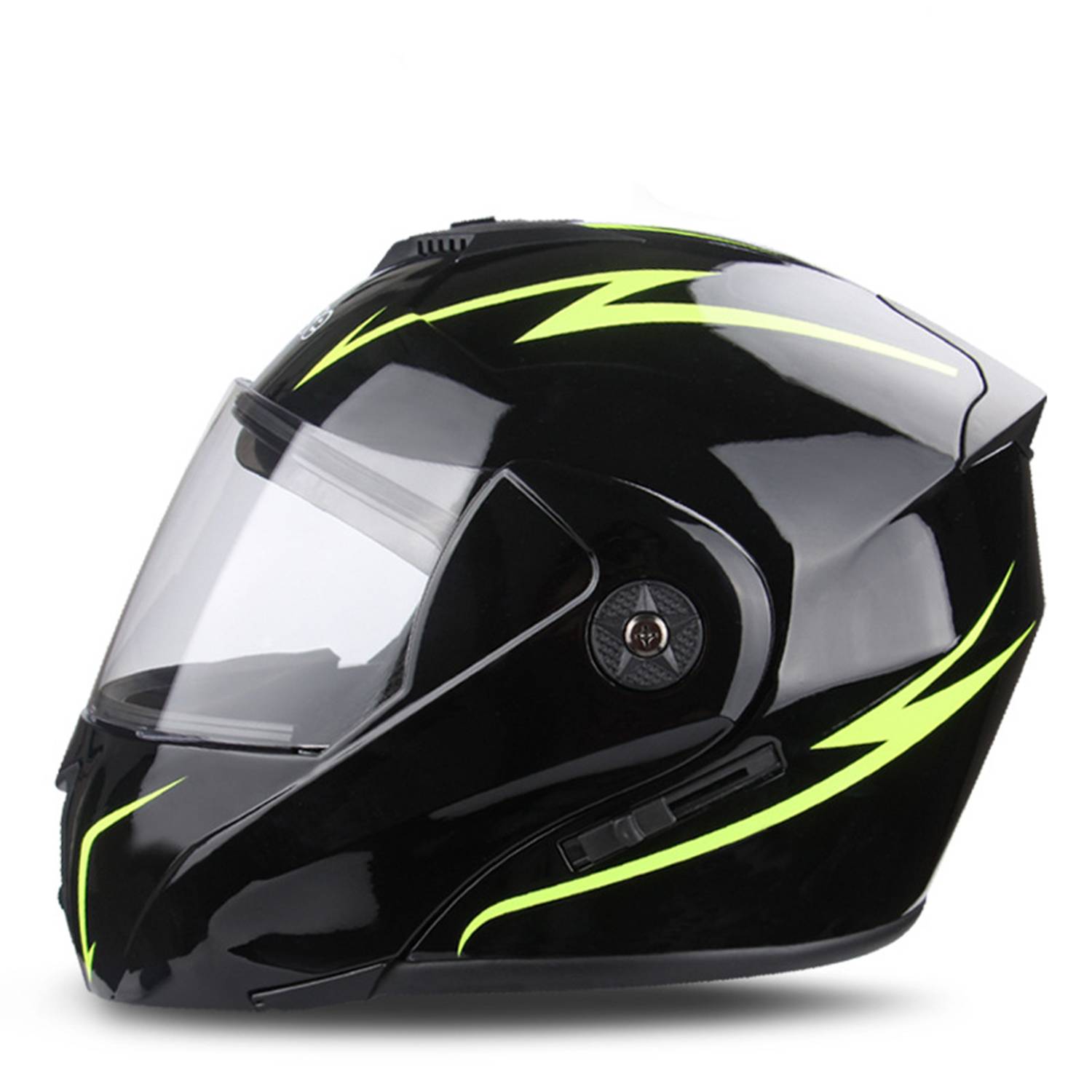 Unisex Modular Motorcycle Helmet w/ Dual Visors ABS 4