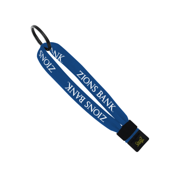 1/2" Cotton Wrist Retainer with Slider & Metal Split-Ring 21