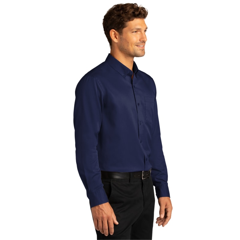 Port Authority Long Sleeve SuperPro React Twill Shirt. 22