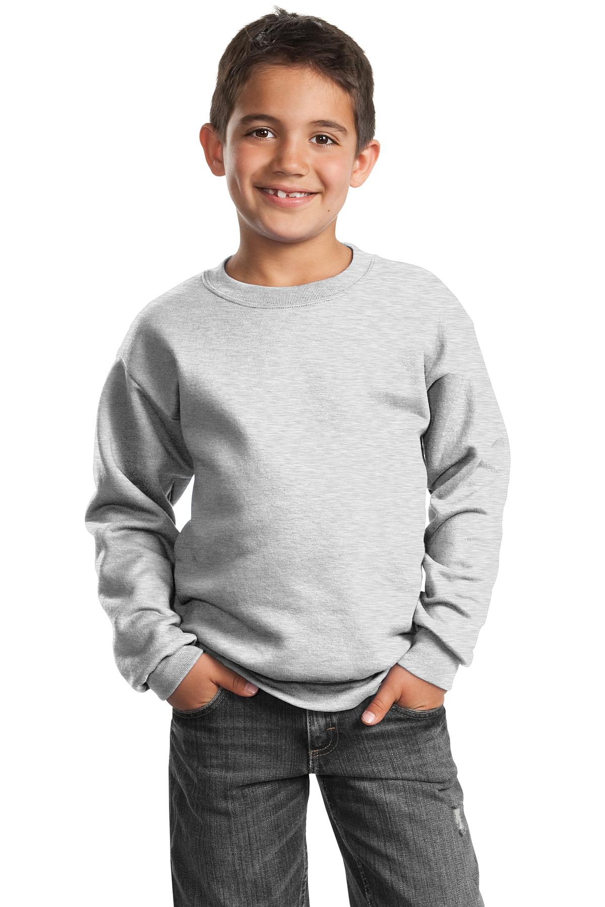 Port & Company® Youth Core Fleece Crewneck Sweatshirt 7